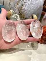 Crystal Clear Quartz Stone Rock Healing Crystals Yoga Reiki Meditation 3&quot; - £25.09 GBP
