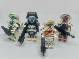 4pcs Star Wars Republic Delta Squad Clone Commando Troopers Custom Minifigures - $16.43 CAD