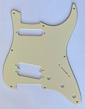 Guitar Pickguard For Fender 8 Screw Stratocaster Strat Single Coil Yellow - £14.04 GBP