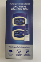 Vaseline Original Healing Jelly 13 oz 2 pack 26 oz + Balm Sticks - $26.97