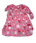 Pink Warm 45t Santa Claus And Christmas Tree Nightgown - €10,09 EUR