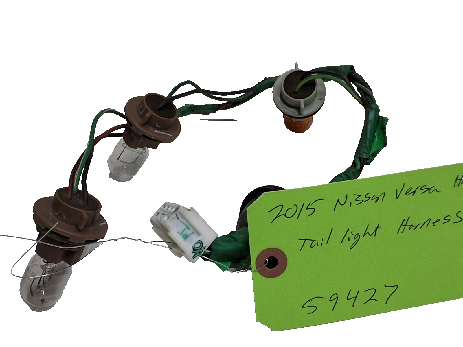 14 15 16 17 18 19 Nissan versa hatchback left or right tail light wiring... - $29.69