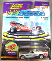 1996 Johnny Lightning Series #3 Wacky Winners TROUBLE MAKER Gray w/Chrome Spokes - £8.70 GBP