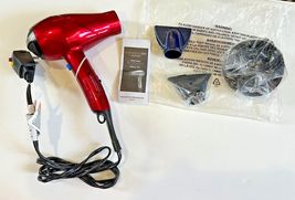 Conair Infinite Pro Red 1875 Watt Salon Styler Blow Dryer with Attachments - £26.86 GBP