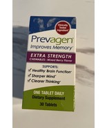 PREVAGEN IMPROVES MEMORY EXTRA STRENGTH, MIXED BERRY, 20mg  30 CHEWABLES, 2025+ - $29.98
