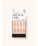 ABNY GLAMIFY FRENCH CHIC 10 DAY WEAR 24 NAILS #NTFC02 COFFIN LONG - $111.65 MXN