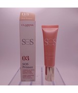 Clarins SOS Face Primer 03 CORAL Visibly Minimizes Dark Spots 1oz - £11.23 GBP