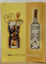 Smirnoff Vanilla Twist Twisted Cola Recipe Alcohol 2000s Magazine Print Ad  2002 - £3.30 GBP