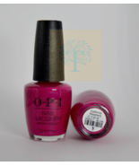 NWT OPI Nail Lacquer Polish Color California Raspberry 15ml - $9.89