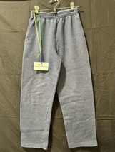 Lot of 3 Hanes Sweatpants Size kids L 10/12 Navy Gray &amp; Slate or Country Blue - £30.40 GBP