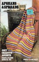 Afghans &amp; Spreads  Coats &amp; Clark  Book No. 303 - £1.38 GBP