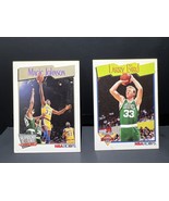 Magic Johnson - Larry Bird  1991 Hoops Supreme Court - Milestone - $79.56 MXN