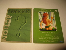 2003 Age of Mythology Board Game Piece: Greek Random Card - Attack - Aphrodite  - $1.00