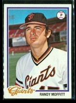 Vintage 1978 TOPPS Baseball Trading Card #284 RANDY MOFFITT San Francisco Giants - £7.72 GBP