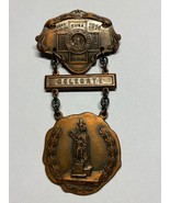SPANISH WAR VETERANS, MEDALLION, EASTON PA. JUNE, 1914, DELEGATE, HALLMA... - $1,425.51 MXN