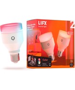 Comes In A Pack Of Two, Lifx Color, A19 1100 Lumens, Wi-Fi Smart Led Lig... - $1,368.60 MXN