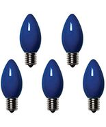 Holiday Bright Lights 9761123 C9 Christmas Light Bulbs44; Blue44; 1 in. ... - $421.32 MXN