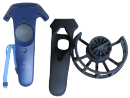 HTC Vive Pro 2 Controller Wand with Protective Cover &amp; Halo Guard – Blue VR - $59.35