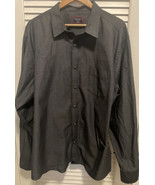 UNTUCKit Casablanca Gray Shirt Regular Fit EUC Size 3XL - $52.79 CAD