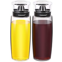 Oil And Vinegar Dispenser 2 Pack, Olive Oil And Vinegar Cruet Dispenser ... - £30.84 GBP