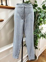 Zara Basic Women&#39;s Gray Lining Polyester Skinny Crop Pull On Dress Pant Size M - £22.31 GBP