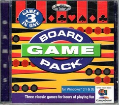 Board Game Pack (PC-CD, 1997) For Windows 3.1/95/98/Me/XP - New In Jewel Case - £4.72 GBP