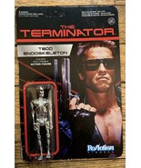 TERMINATOR ReAction Super 7 T800 ENDOSKELETON Unpunched FUNKO 3.75” Retr... - $10.44