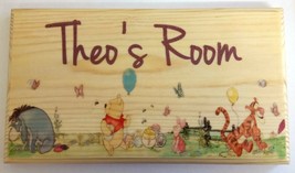 Large Personalised Winnie The Pooh Plaque / Sign - Bedroom Door Eeyore Baby  - £15.25 GBP