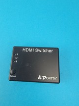 Portta 3 Port 3x1 HDMI Mini Switch/Switcher Splitter Selector Support N3SWT31 - £9.72 GBP