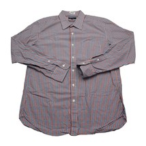 J Crew Shirt Mens Large  16 .5 Blue Red Plaid Dress Workwear Office Button Up  - £14.97 GBP