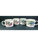Majesticware by Oneida Coffee Tea Cups W/Imperfections Geranium Romantic... - €14,52 EUR