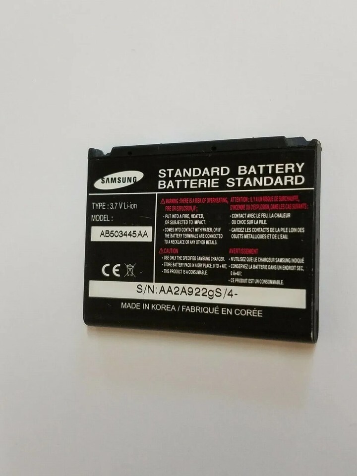 Rare AB503445AA Battery Replacement For Samsung SGH-D806 D807 Classic Phone - $12.81 Rare AB503445AA Battery Replacement For Samsung SGH-D806 D807 Classic Phone - $12.81