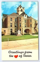 Postcard McCulloch County Court House Greetings Brady Texas - £2.95 GBP