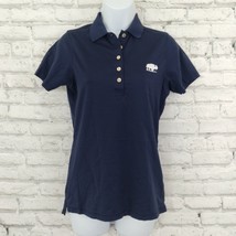 Peter Millar Polo Womens Small Blue Golf Buffalo Logo Stretch Fairway Shirt - £15.71 GBP