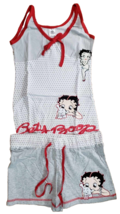 Betty Boop Vintage 2007 Licensed Sleep Set Tank Shorts Red Medium New w Tags - £15.59 GBP