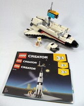 LEGO CREATOR #31117 SPACE SHUTTLE ADVENTURE 99.9% COMPLETE - $29.99