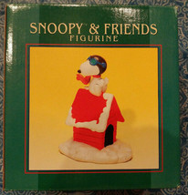 Vintage Flambro Peanuts Snoopy FLYING ACE Figurine 1997  NIB - £25.04 GBP