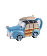 Blue Sky Ceramic 10.5&quot; x 4.25&quot; x 5.25&quot; Retro Woody Teapot - $68.32 CAD