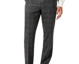 Tayion Collection Men&#39;s Classic-Fit Wool Blnd Suit Pants Grey/PurpleWind... - $46.99
