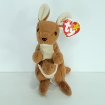 TY Original Beanie Baby POUCH Kangaroo 9” Plush Stuffed Animal Toy 1996 ... - £13.18 GBP