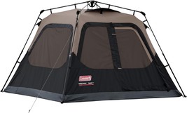 Coleman 4 Person Instant Cabin Camping Tent 1 Room Gray 1 MINUTE SETUP B - $66.50