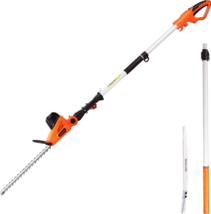 Garcare 2 in 1 Hedge Trimmer Corded, Electric Pole Trimmer, Laser Blade 18 Inch - £59.09 GBP
