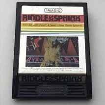 ATARI 2600 Riddle Of The Sphinx Vintage Video Game Cartridge 1982 - £8.00 GBP