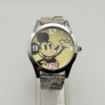 Disney Mickey Mouse Silver Tone Stainless Steel Watch - £19.54 GBP