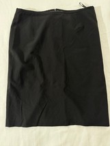 Calvin Klein Women's Black Rear Zip &Slit Pull-On Skirt Measured Waist 34" image 7