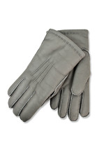 Brooks Brothers Mens Grey Genuine Sheepskin Shearling Gloves, XL XLarge 7526-6 - $126.72