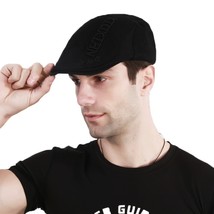 Tter berets cap for men summer outdoor travel sun hats mesh stitching solid newsboy cap thumb200