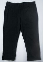 JUSTICE GIRLS SIZE 8 BLACK CROPPED CAPRI LEGGINGS CHILD  - $7.91