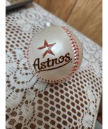 MLB Houston Astros Christmas Glass Baseball Ornament Vintage - $32.14 CAD
