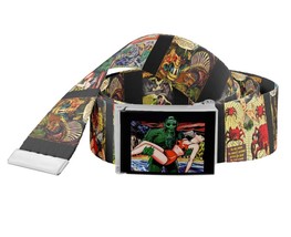 1950s Vintage Horror Comic Book Art Belt - Reversible - $29.95